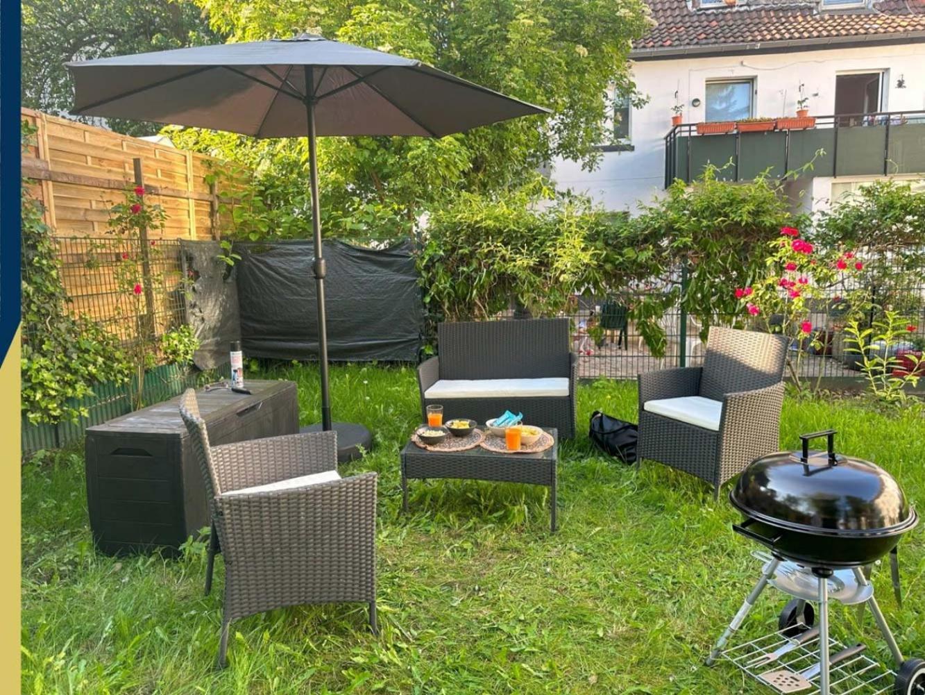 Cozy Apartment With Garden In Гелзенкирхен Екстериор снимка